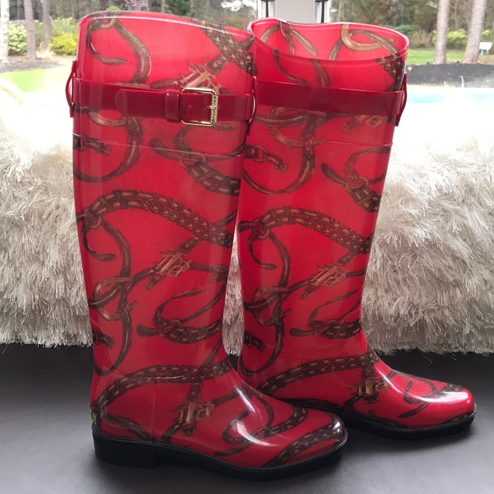 Ralph Lauren Rain Boots NWOT